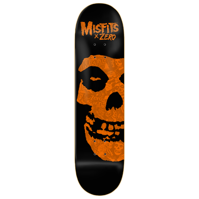 Zero Misfits Fiend Skull Collage (Neon Orange)