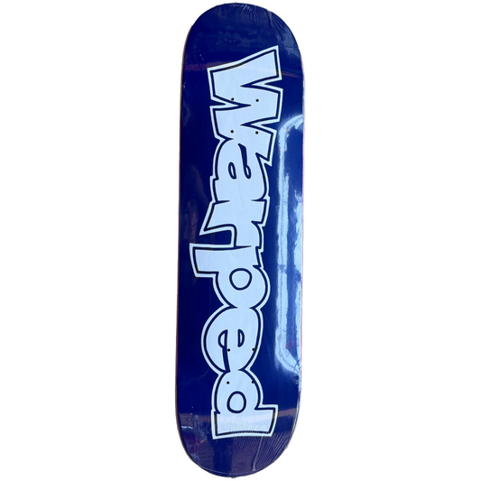 Warped Logo Deck 8.25 - Blue