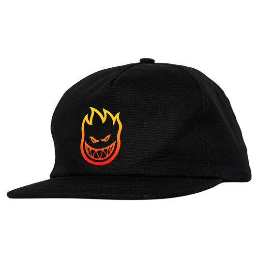 Spitfire Bighead Fill Snapback - Black/Orange/Red