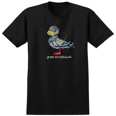 Antihero Grimple Stix Pigeon T-Shirt (Black)