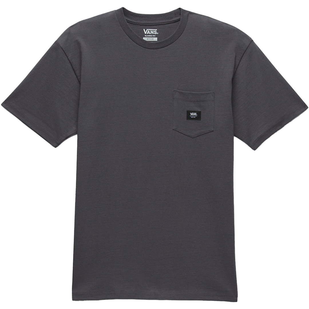 Vans Woven Patch Pocket T-Shirt - Asphalt