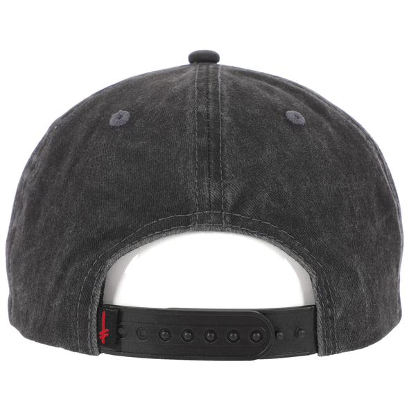 Deathwish Piranha Snapback Hat (Vintage Black)