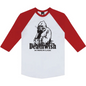 Deathwish Classic Raglan Longsleeve - White/Red