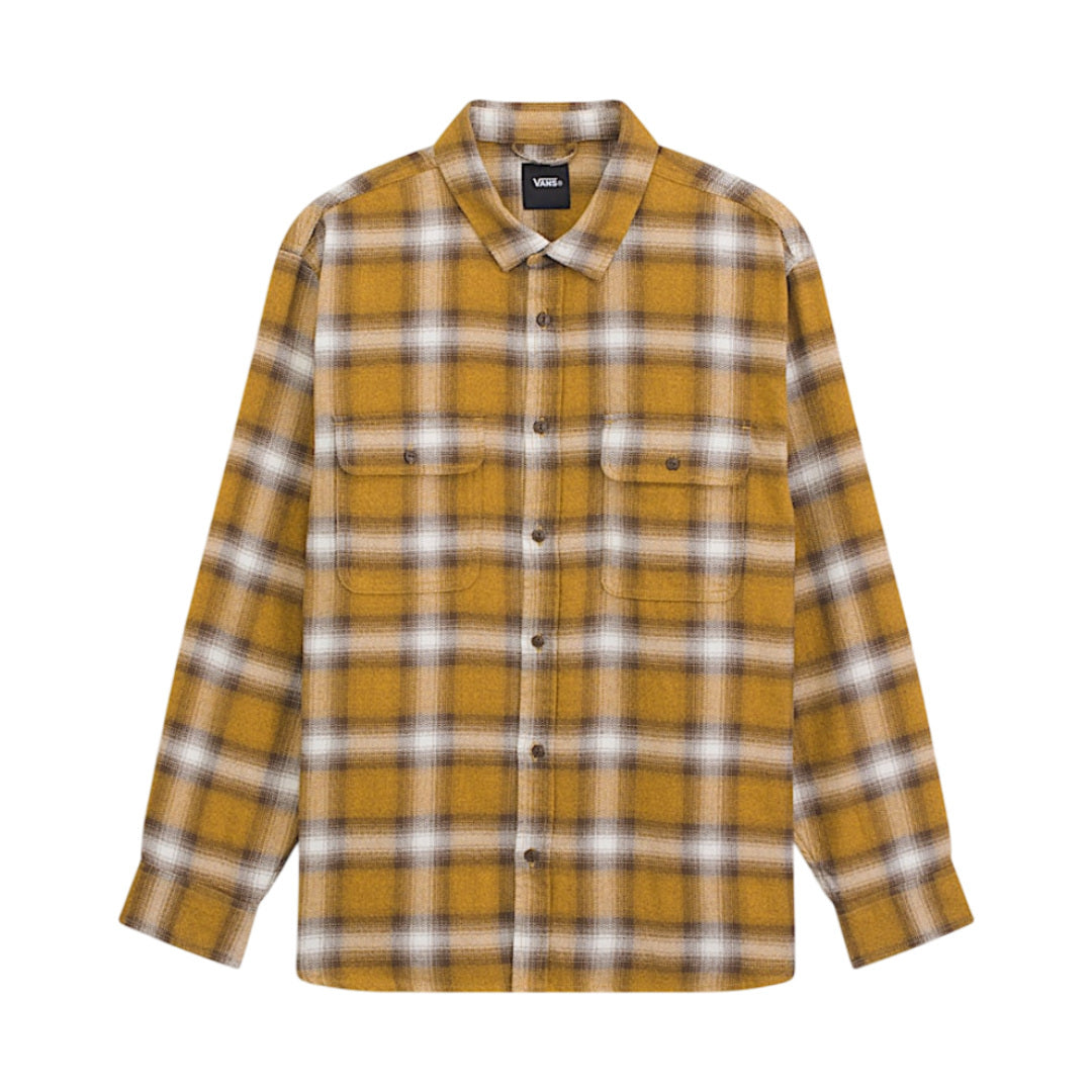 Vans Lawson Plaid Flannel Shirt - Fuel Yellow