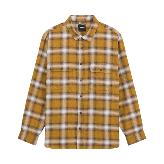 Vans Lawson Plaid Flannel Shirt - Fuel Yellow