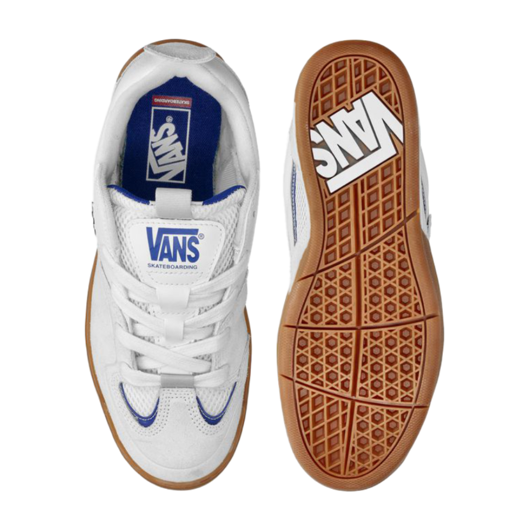Vans Skate Mixxa Shoes - White/Light Blue – Warped Skate Shop