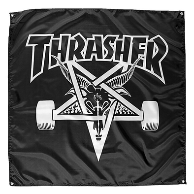 Thrasher Sk8goat Banner (Black/White)