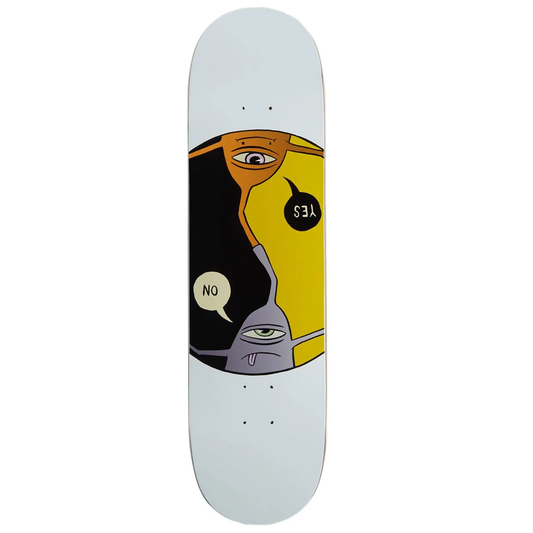 Toy Machine Yes/No Twin Tail 8.25 Deck