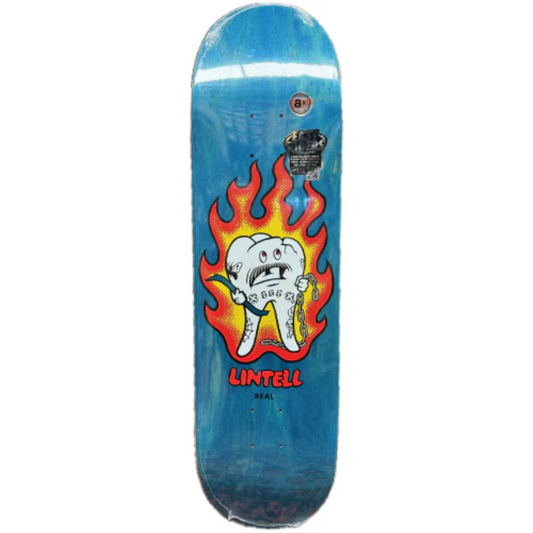Real Lintell Mascot Easy Riders Skateboard Deck 8.5
