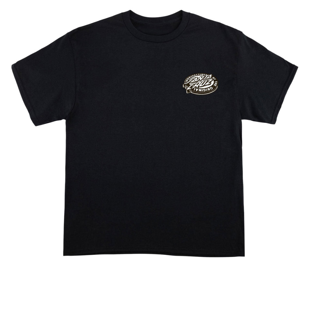 Santa Cruz Natas Sketch Panther Heavyweight T-Shirt - Black