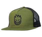 Spitfire Bighead Snapback Hat (Olive/Black)