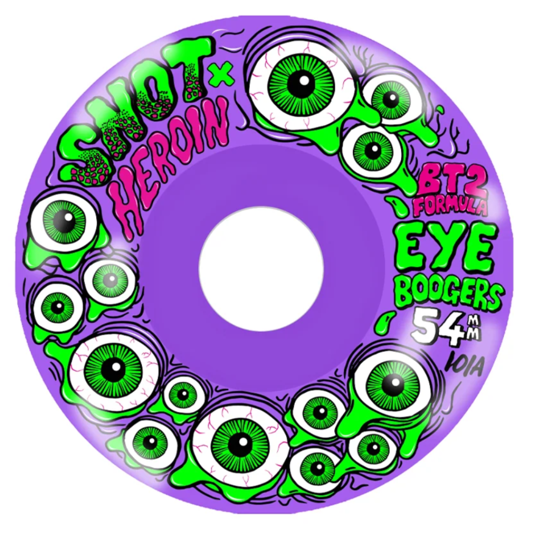 Snot X Heroin Eye Boogers 101A Purple 54mm Wheels