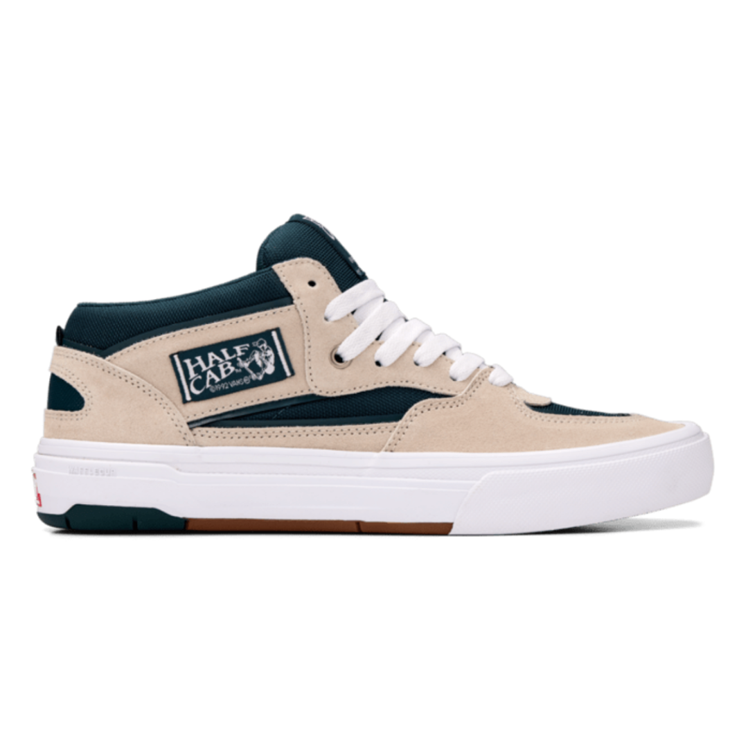 Vans Skate Half Cab Wafflecup Shoes - Oatmeal/Deep Teal