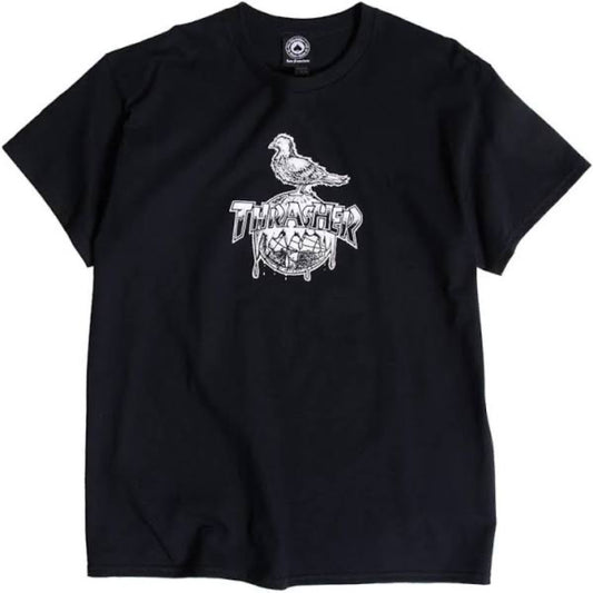 Thrasher Cover The Earth T-Shirt - Black