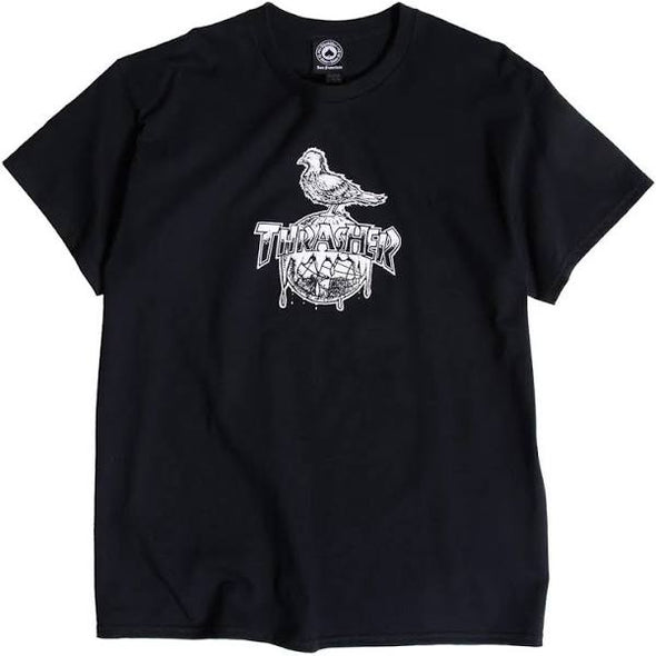 Thrasher Cover The Earth Shirt (Black)
