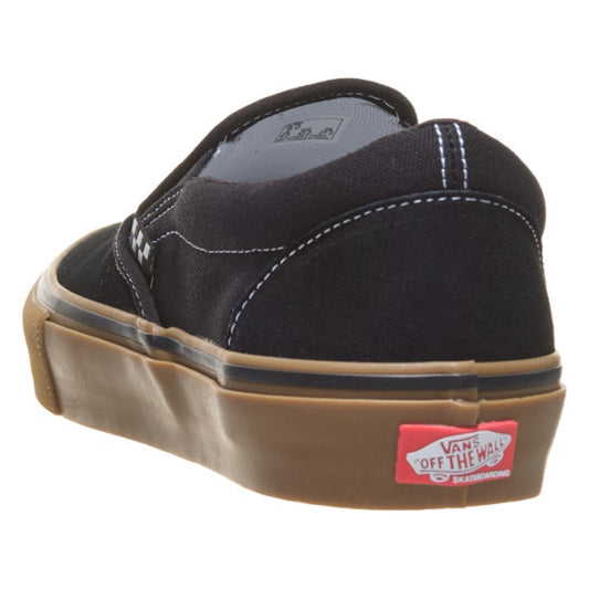 Vans Skate Slip-On Shoes - Black/Gum