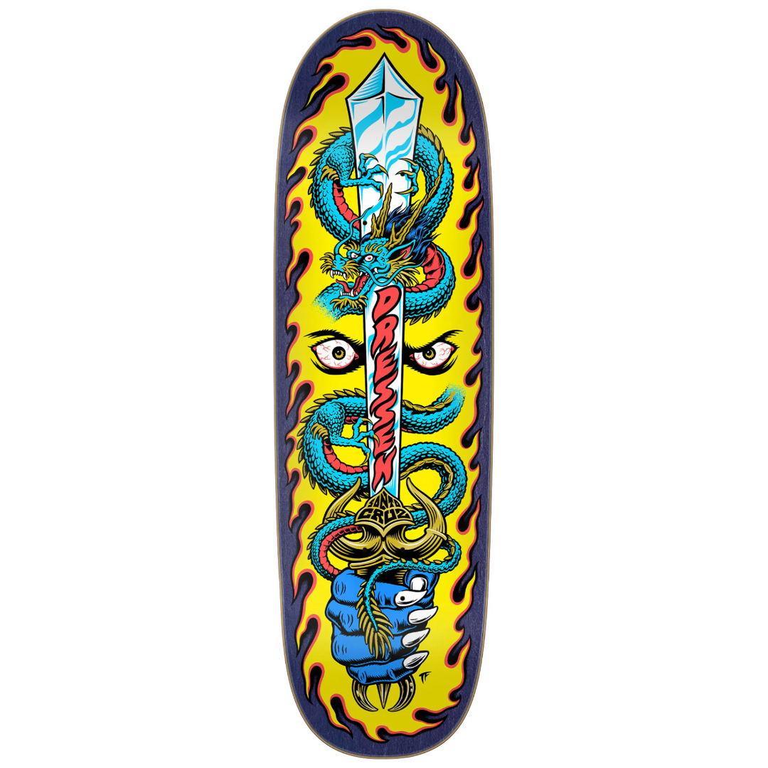 Santa Cruz Dressen Sword Pro Shaped Deck 9.25