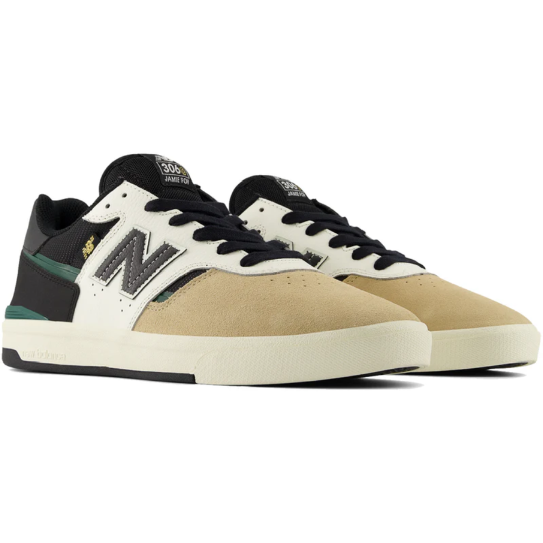 New Balance Numeric 306 Jamie Foy Cup Shoes - Beige/Black