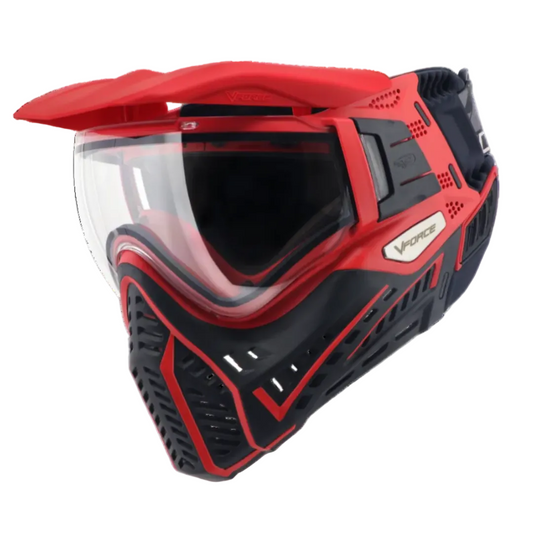 V-Force Profiler 2.0 Paintball Mask - Black/Red