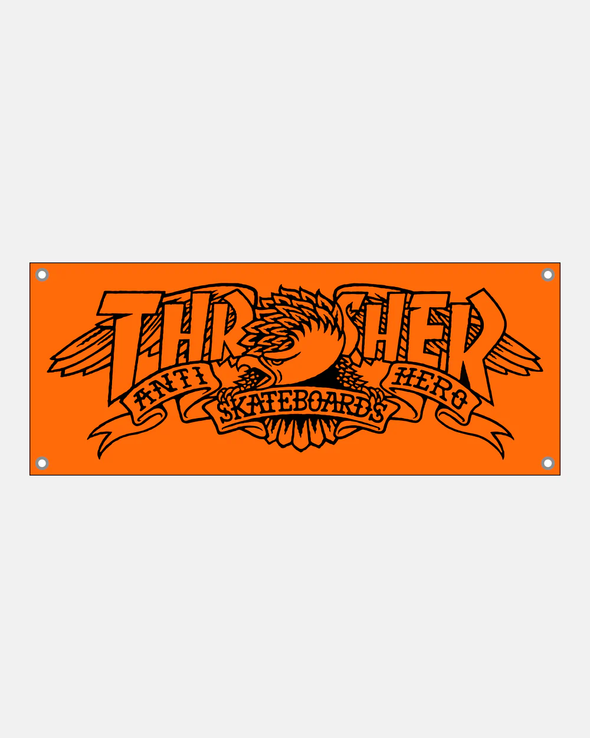 Thrasher X Anti-Hero Banner