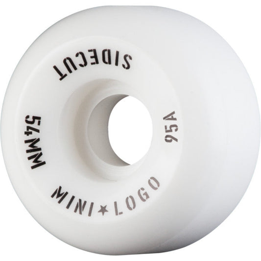 Mini Logo Hybrid Sidecut White 54mm 95D Wheels