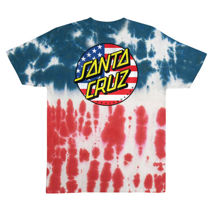Santa Cruz 4th Of July Dot V2 Flag Midweight T-Shirt