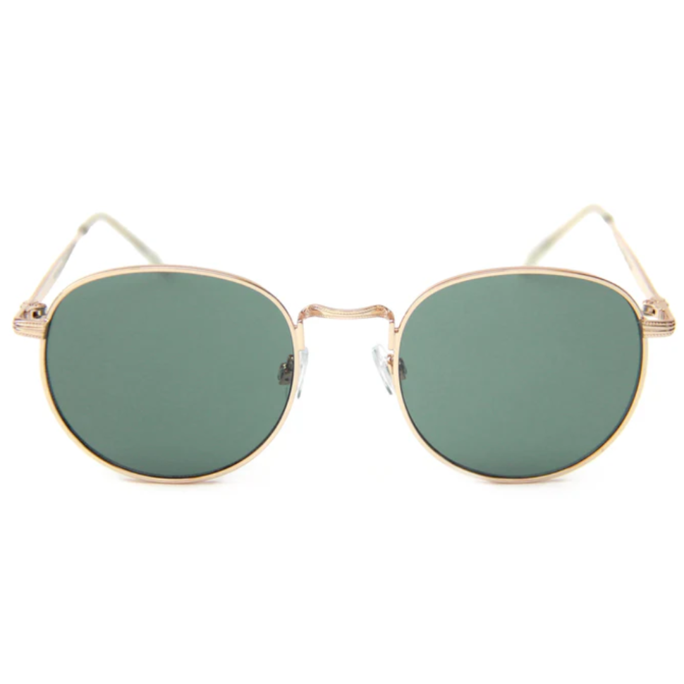 Happy Hour Holidaze G-15 Sunglasses - Green/Gold