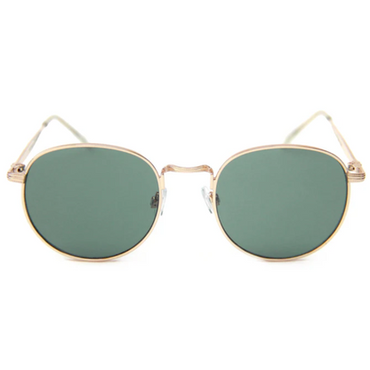 Happy Hour Holidaze G-15 Sunglasses - Green/Gold