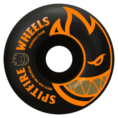 Spitfire Formula Four 99D Bighead Skateboard Wheels (Black/Orange)