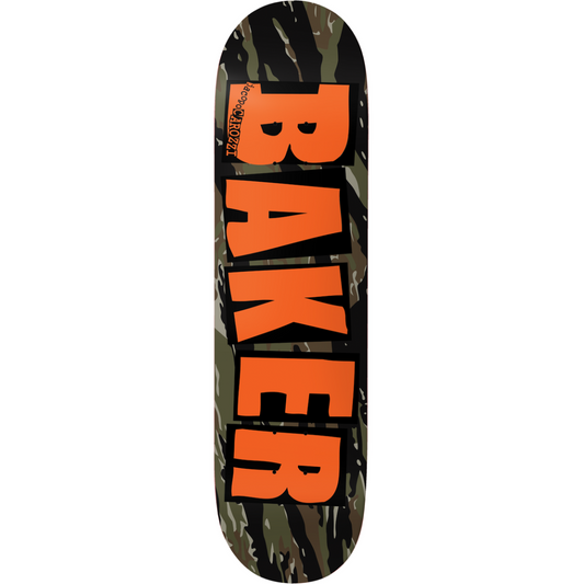 Baker Jacopo Carozzi Brand Logo Tiger Stripe Twin Deck 8.38