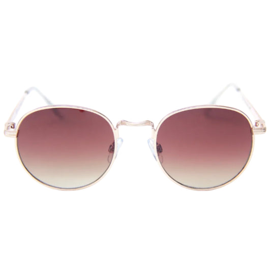 Happy Hour Holidaze Hawk Sunglasses - Gold/Amber