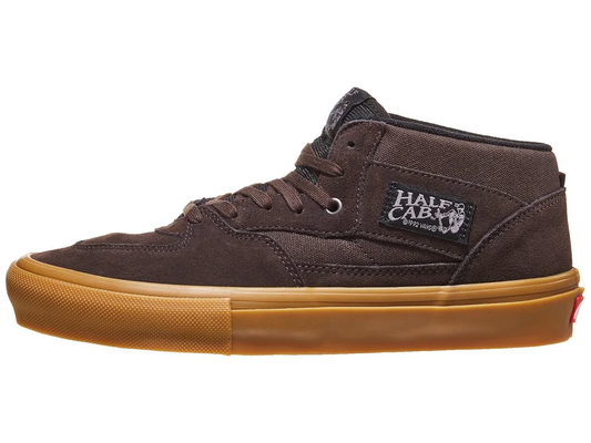 Vans Skate Half Cab Shoes - Dark Brown/Gum