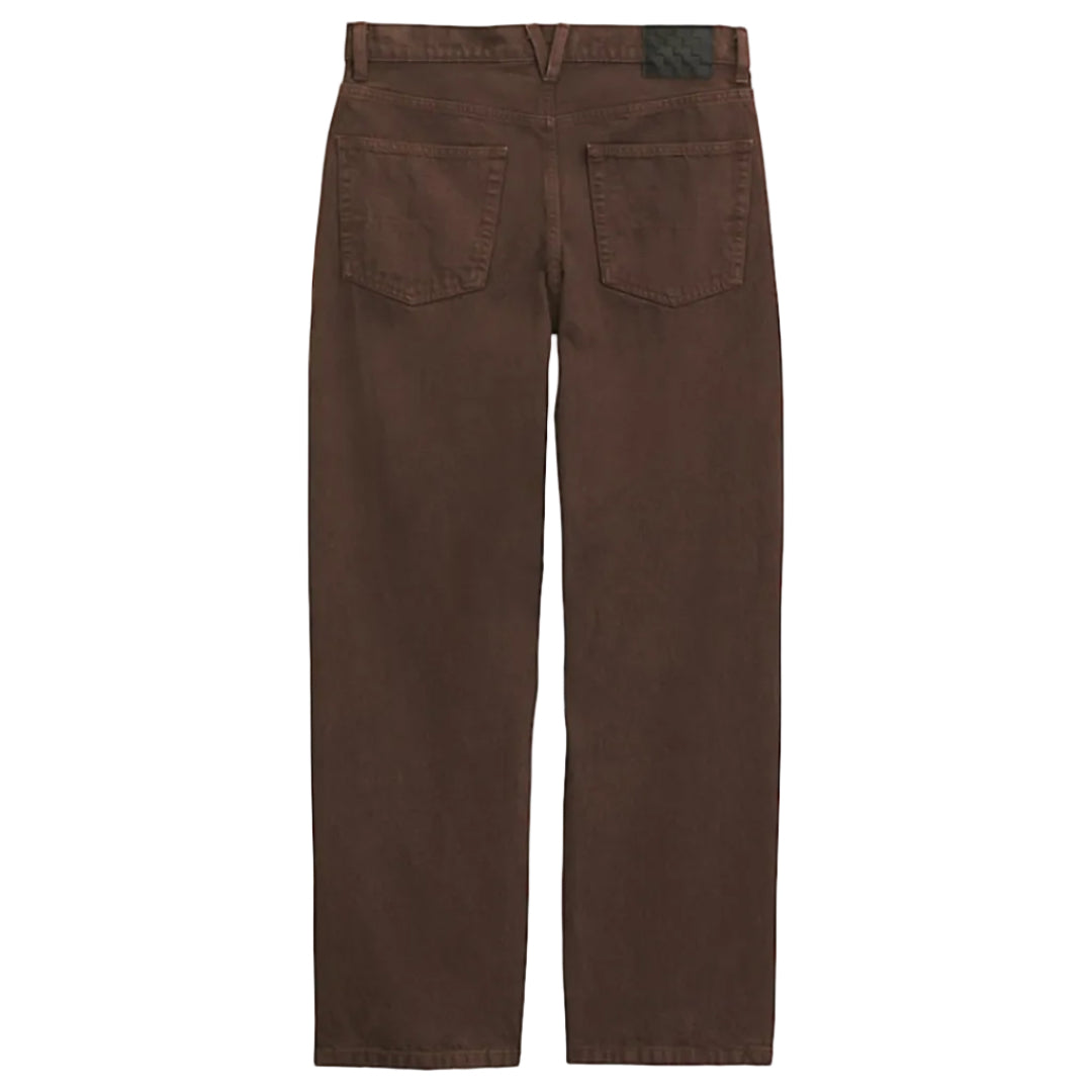 Vans Skate Check-5 Loose Denim Pants - Dark Brown