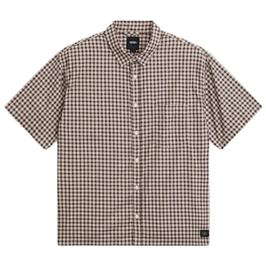 Vans Larkspur Mini Plaid T-Shirt - Oatmeal/Demitas