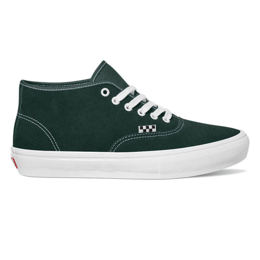 Vans Skate Authentic Mid Shoes - Dark Forest