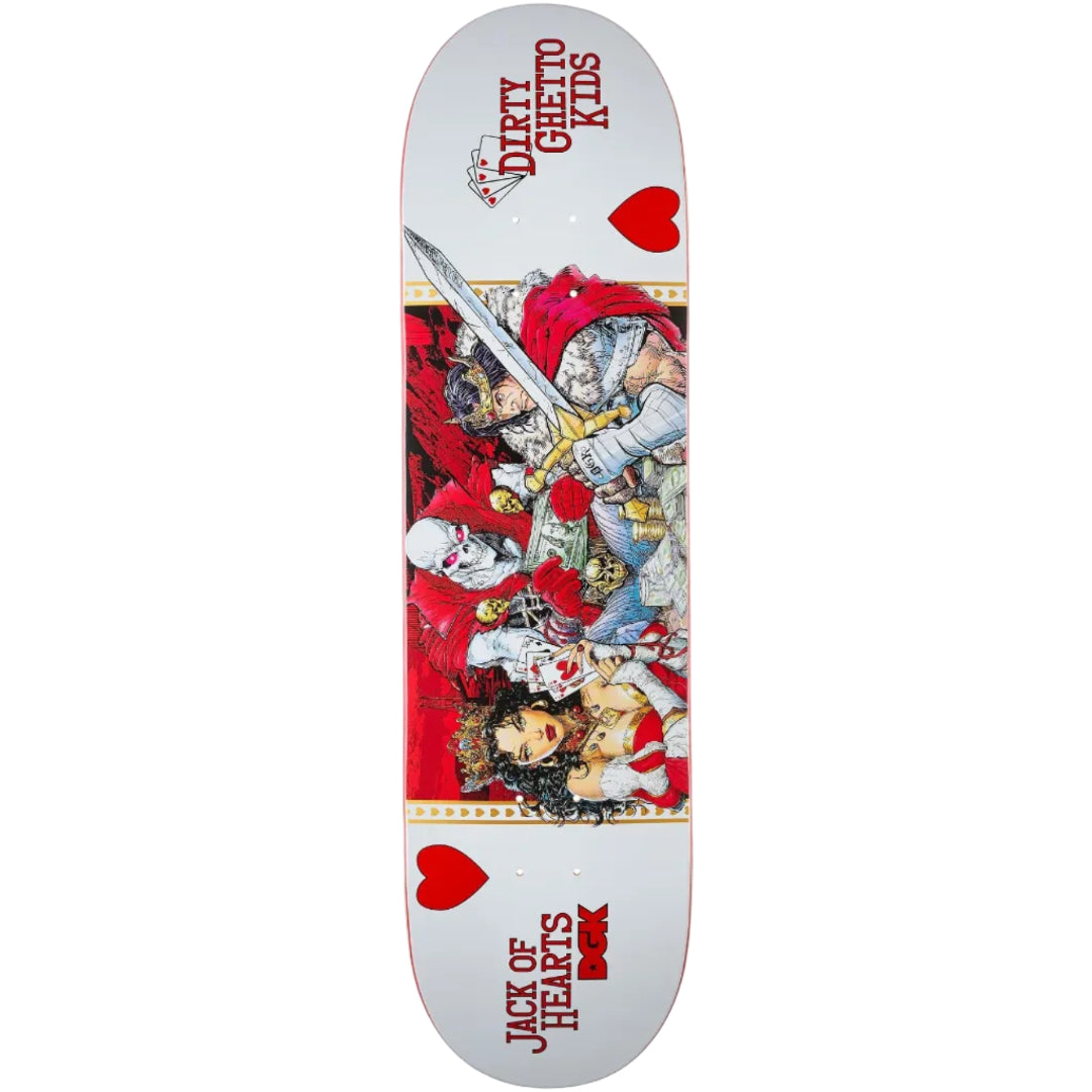 DGK Jack Of Hearts Curtin Deck 8.25
