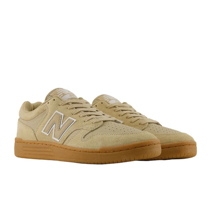 New Balance Numeric 480 Shoes - Beige/White