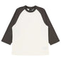 Vans Standard Raglan Faded Long Sleeve T-Shirt - Black/Egret