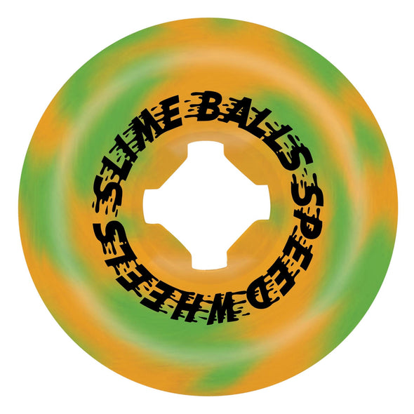 Slime Balls 56mm Melter Trip Balls Swirl Wheels (Green/Orange)