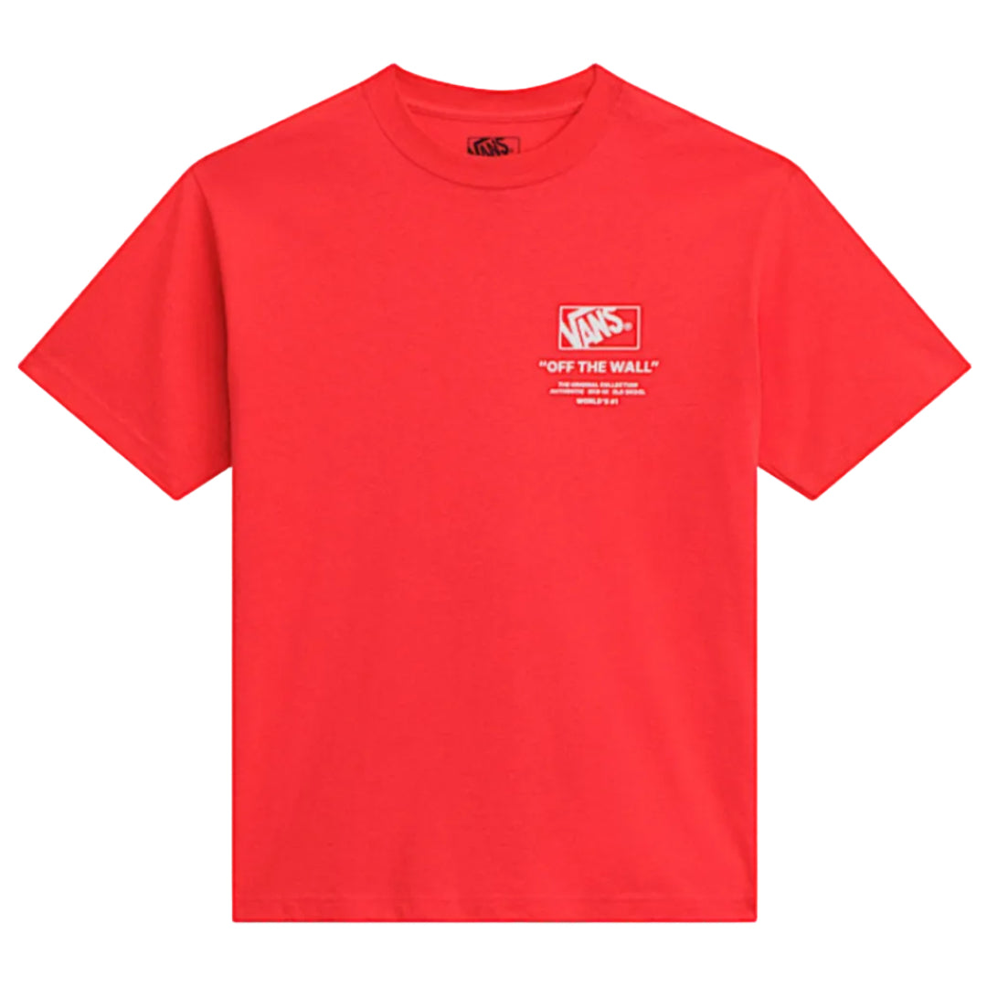 Vans Stacked Hi T-Shirt - Crimson Haze