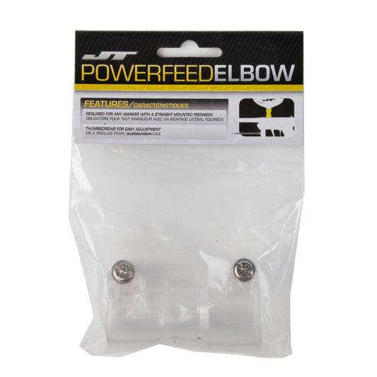 JT Powerfeed Elbow Straight Clear