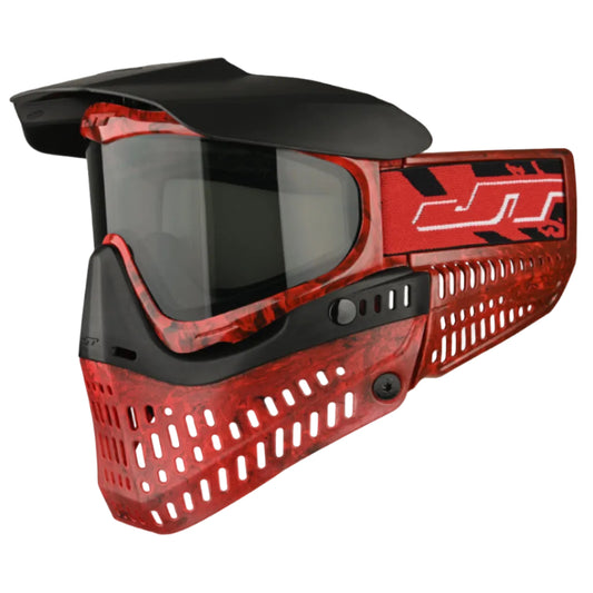 JT ProFlex Paintball Mask - Limited Edition - Marble Red/Black/White - Home