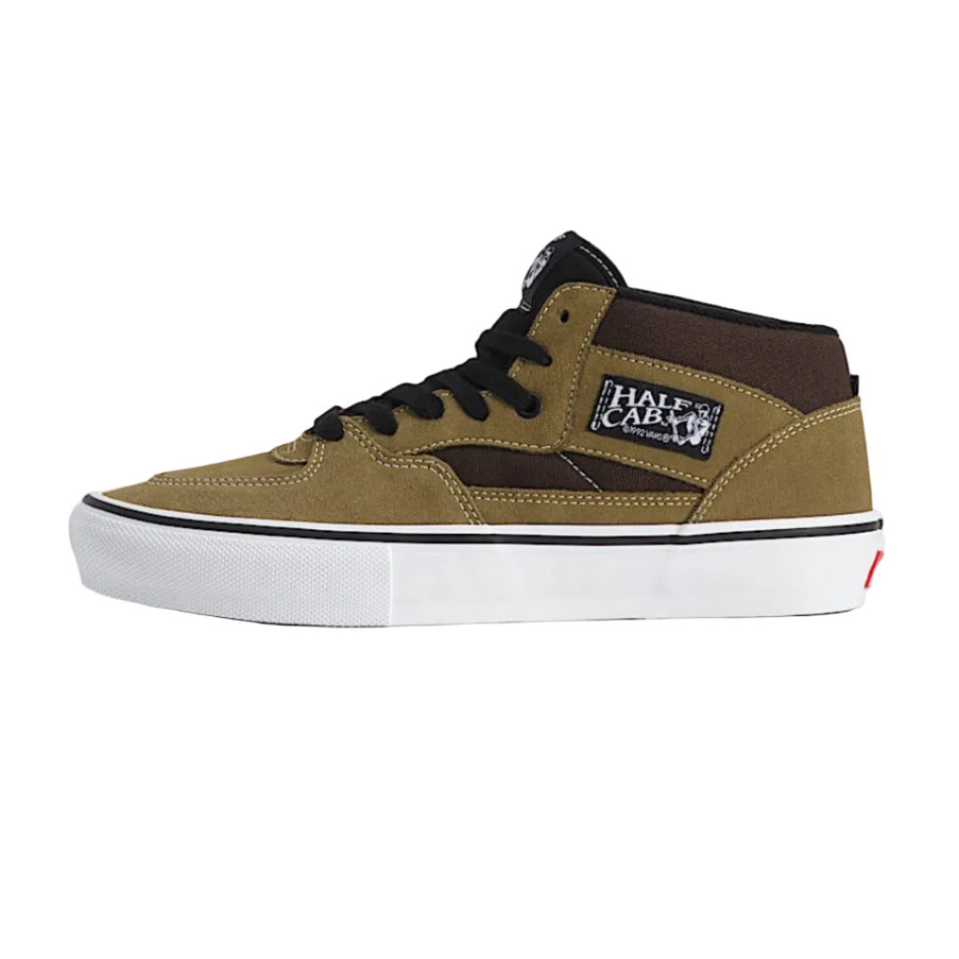 Vans Skate Half Cab Shoes - Olive Brown