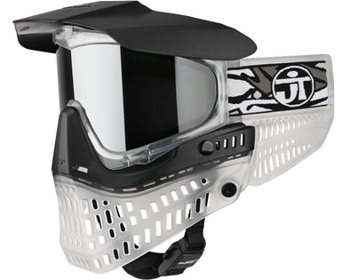 JT ProFlex Paintball Mask - Ice Series Clear w/ Prizm Chrome Lens