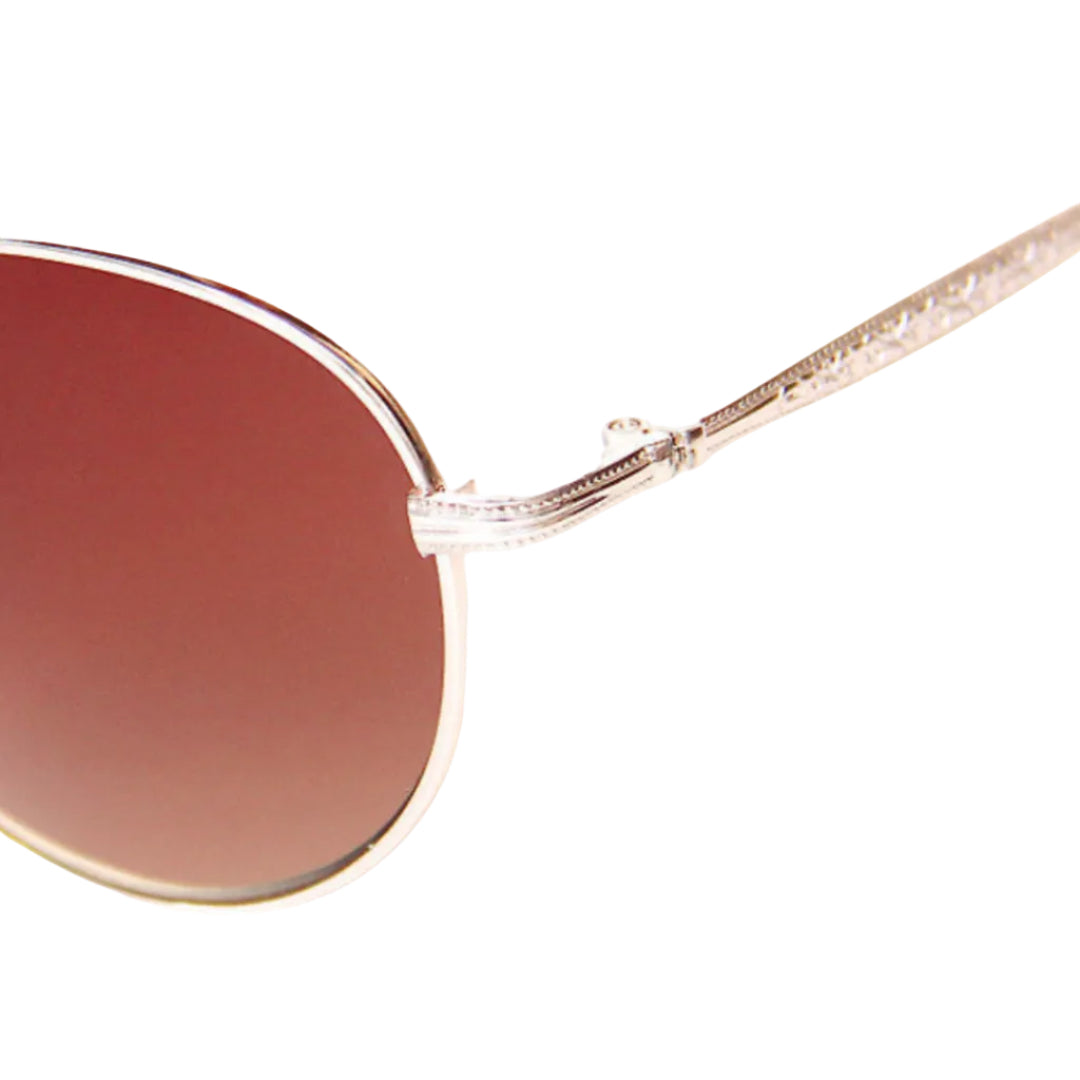 Happy Hour Holidaze Hawk Sunglasses - Gold/Amber