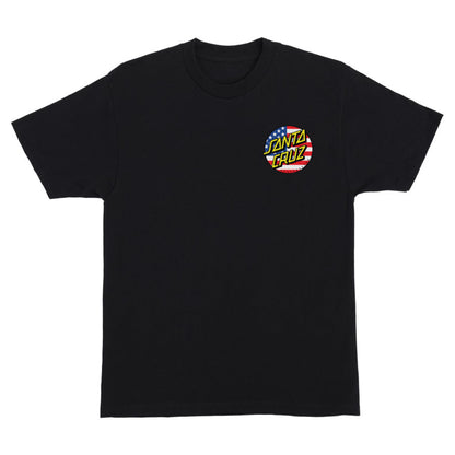 Santa Cruz 4th Of July Dot Heavyweight T-Shirt - Black