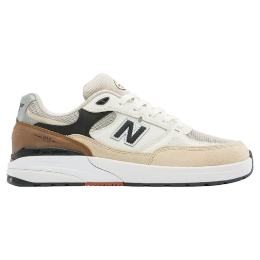 New Balance Numeric 933 Andrew Reynolds Shoes - Brown/White