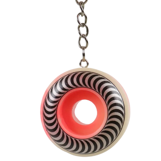Spitfire OG Classic Wheel Keychain - Red/White