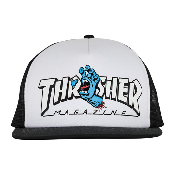 Santa Cruz X Thrasher Screaming Logo Mesh Hat