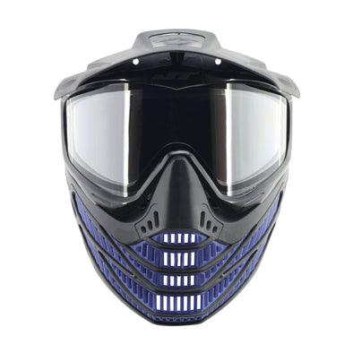 JT Flex 8 Black/Blue Paintball Mask Thermal Lens